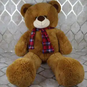 Oso de peluche gigante 1,70m patas largas de color Caramelo