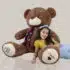 Oso de peluche grande personalizado 1,50m. Color café