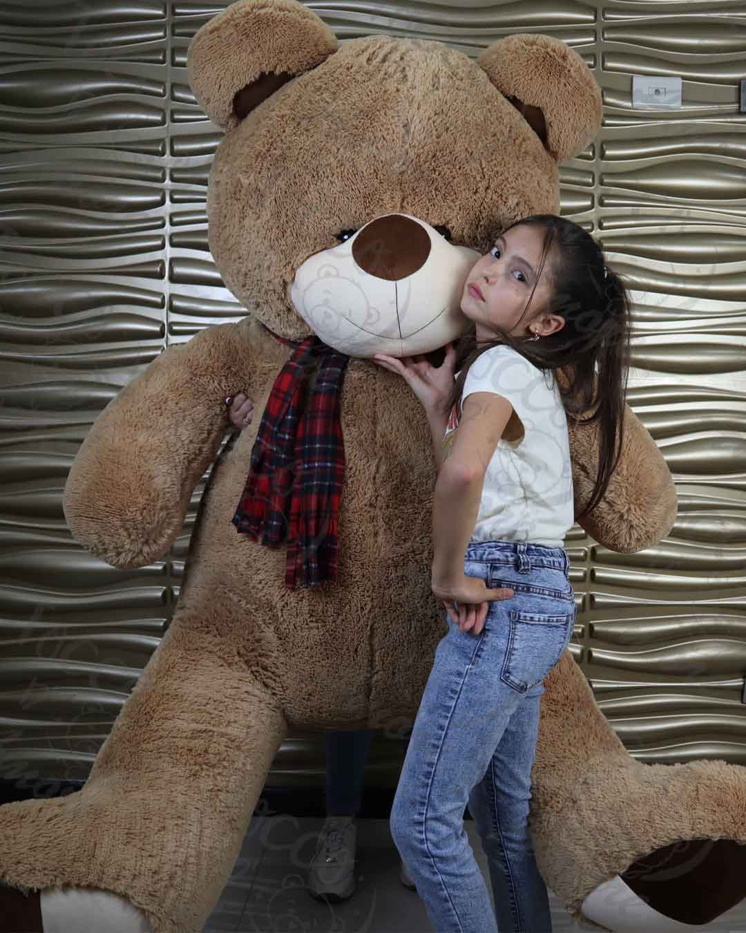Oso de peluche grande Jumbo 2,10m - Imagen 2