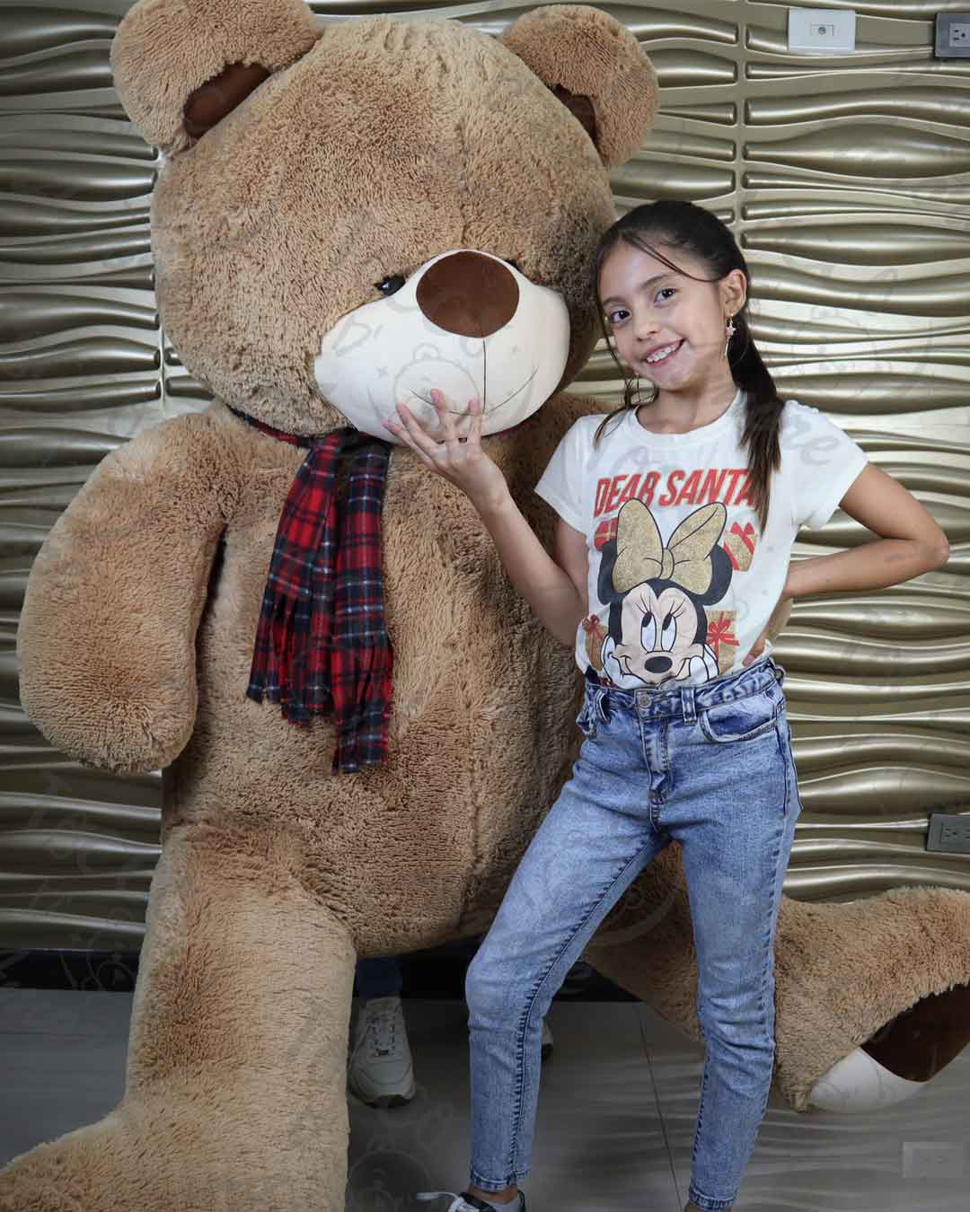 Oso de peluche grande Jumbo 2,10m - Imagen 3