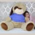 Peluche de perro grande 1,50m. Beige