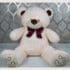 Oso de peluche grande 155cm. Color crema