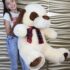 Peluche de perro grande 1,20m. Beige