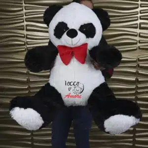 Oso panda de peluche grande 1,10m.