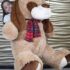 Peluche de perro grande 1,55m.