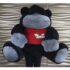 Peluche de gorila grande con camiseta 68cm