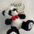 Oso Panda 55cm medida total personalizado en huellas