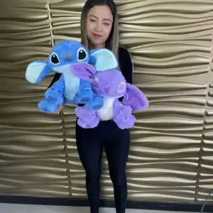 Parejas de stitch azul y lila de 32 cm