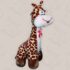 peluche de jirafa 70cm
