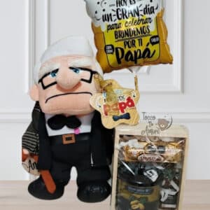 Kit Peluche Abuelito + Maní, Chocolate y Whiskey — Para Ti Papá