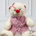 Osita de Peluche 80cm Personalizada con Vestido y Huellas
