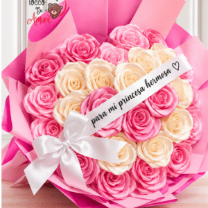 Bouquet Rosas en Satín  (Solo para Bogotá)