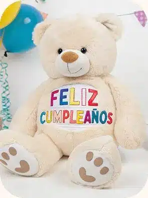 Peluche personalizado para cumpleaños