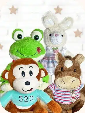 Peluches de animales y personajes