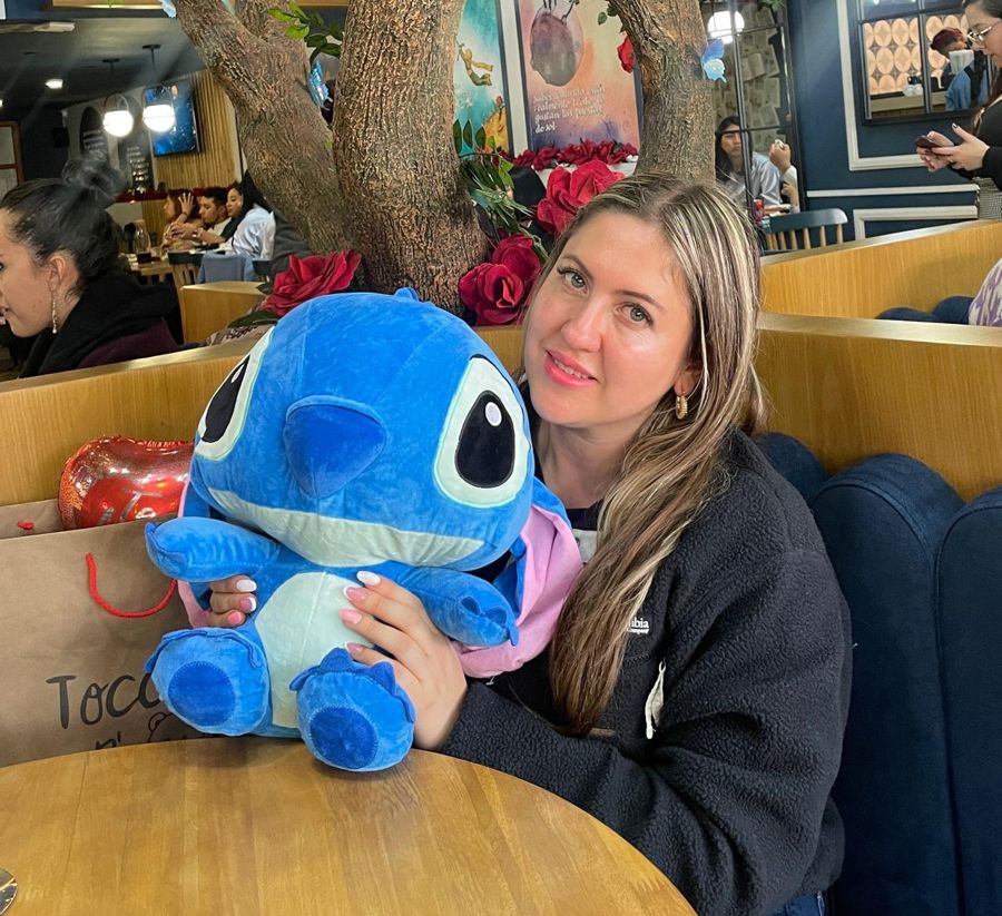 Peluche de Stitch que habla con audio personalizado